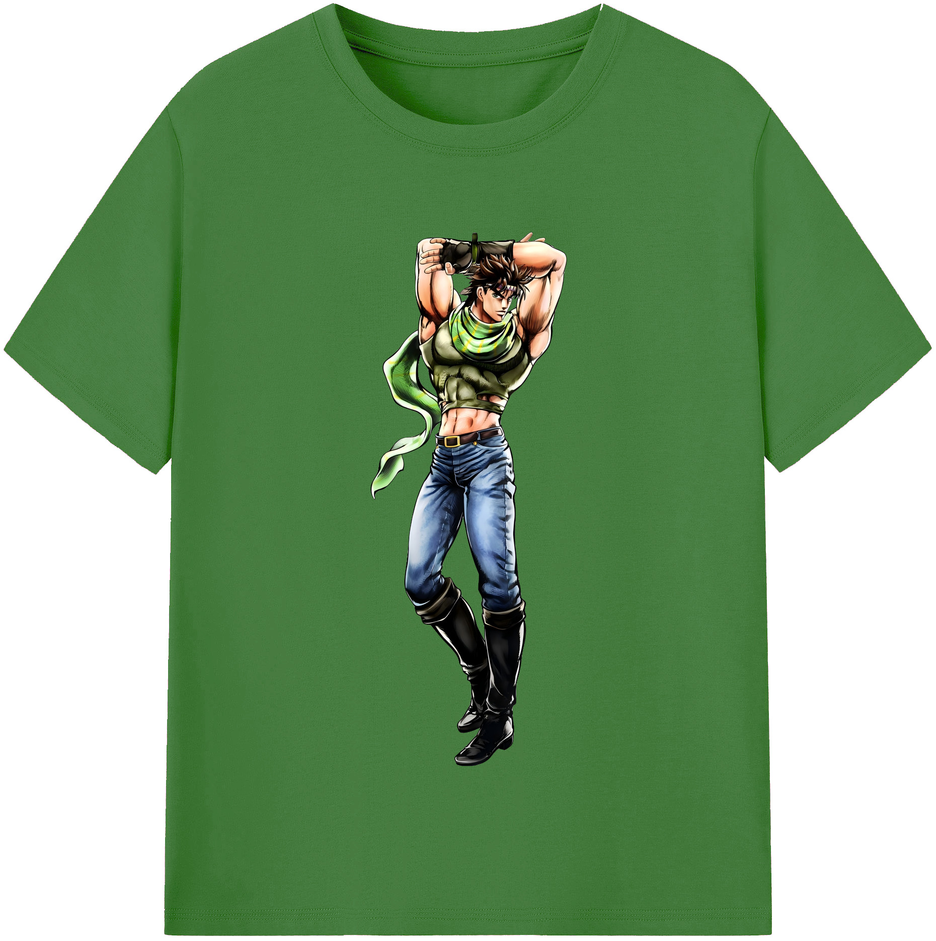 （画像用） ジョジョの奇妙な冒険 ジョセフ?ジョースター JoJo's Bizarre Adventure Joseph Joestar レディースカジュアルプリントTシャツ（綿100％）